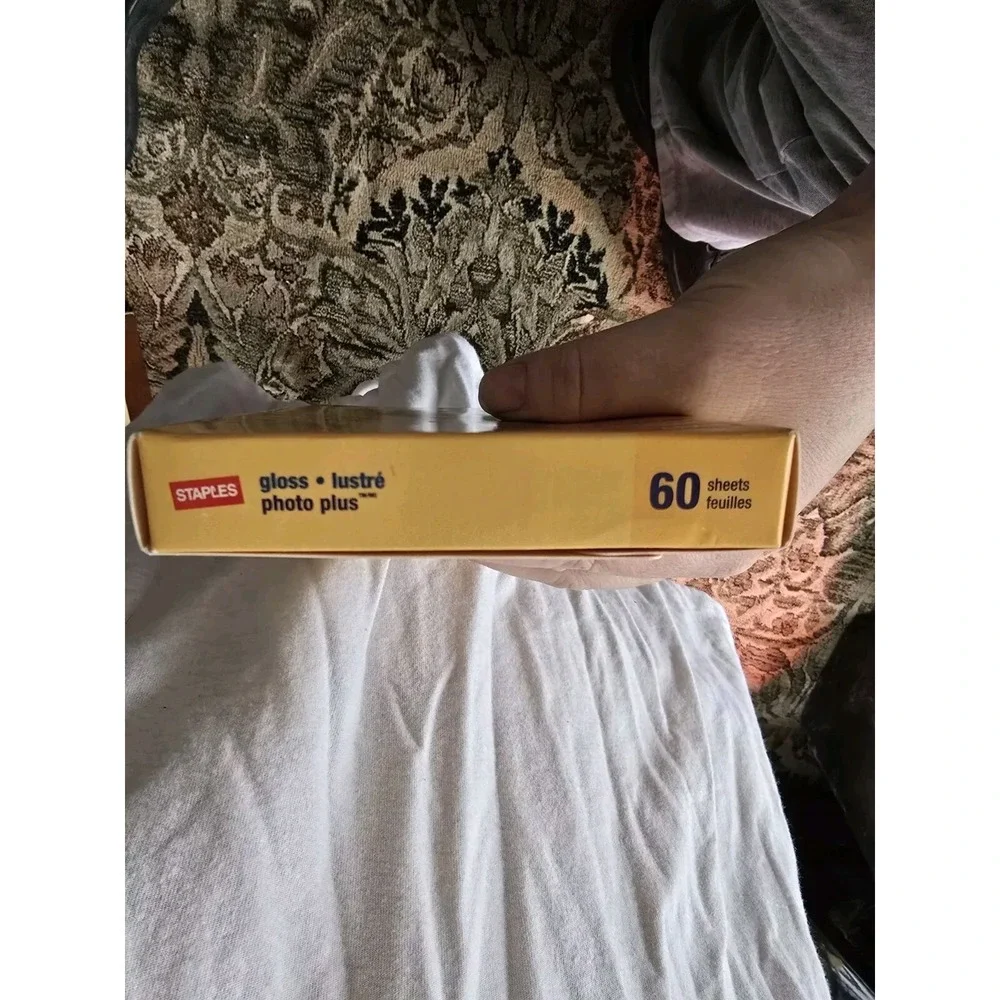 Staples Gloss Photo Plus 60ct Sheets 4inx6in 19898 Brand New Ink Jet Compatible